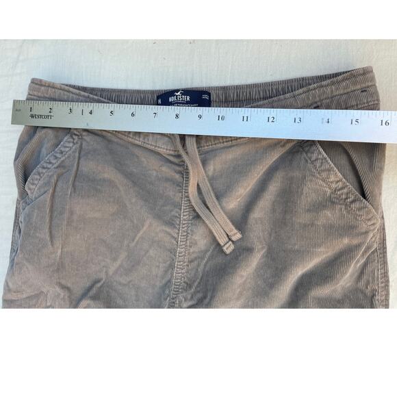 Hollister Mens Size Medium Parachute Baggy Corduroy Pants‎ Elastice Waist - Picture 4 of 7